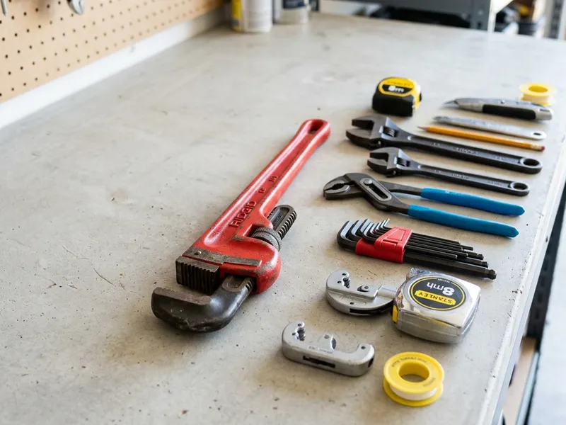 Professional plumbers in Mechanicsburg, PA equipped with top-tier tools for residential and commercial plumbing services.